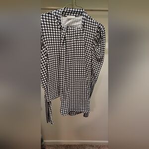 Black and White Skirt Set